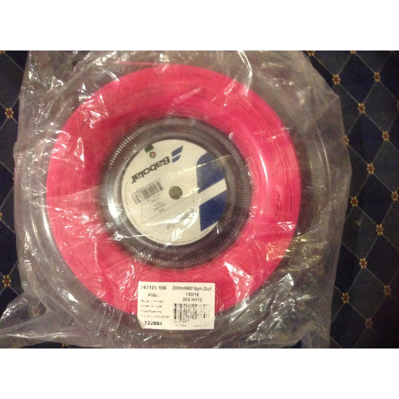 Synthetic gut reel